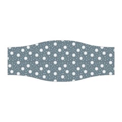 Floral Dots Blue Stretchable Headband