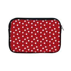 Floral Dots Red Apple Ipad Mini Zipper Cases by snowwhitegirl