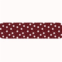 Floral Dots Maroon Large Bar Mats