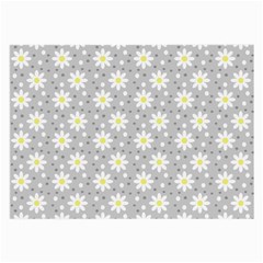 Daisy Dots Grey Large Glasses Cloth (2-side)