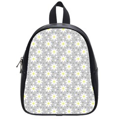 Daisy Dots Grey School Bag (small)