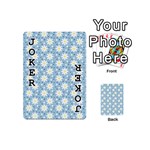 Daisy Dots Light Blue Playing Cards 54 (Mini)  Front - Joker1