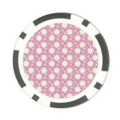 Daisy Dots Pink Poker Chip Card Guard (10 Pack) by snowwhitegirl