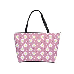 Daisy Dots Pink Shoulder Handbags by snowwhitegirl