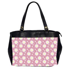 Daisy Dots Pink Office Handbags (2 Sides) 