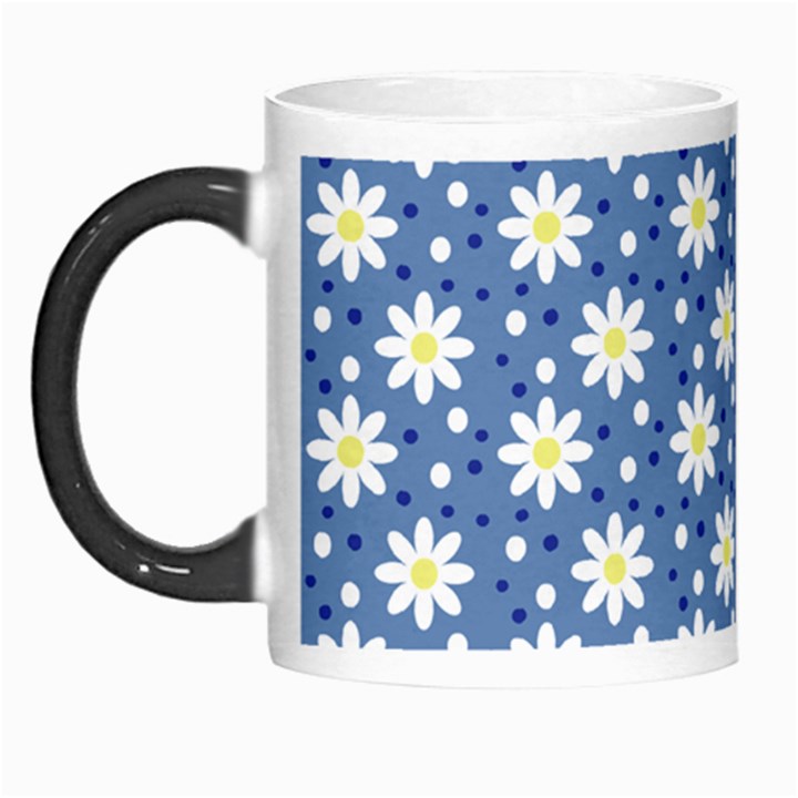 Daisy Dots Blue Morph Mugs