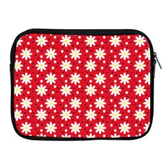 Daisy Dots Red Apple Ipad 2/3/4 Zipper Cases by snowwhitegirl