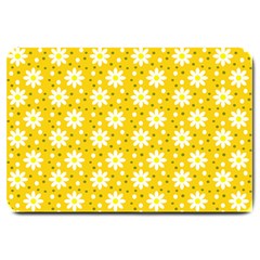 Daisy Dots Yellow Large Doormat 