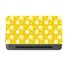 Daisy Dots Yellow Memory Card Reader With Cf by snowwhitegirl