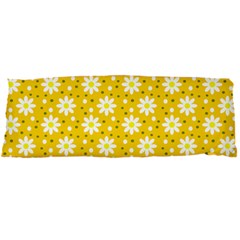 Daisy Dots Yellow Body Pillow Case Dakimakura (two Sides)