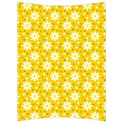 Daisy Dots Yellow Back Support Cushion by snowwhitegirl