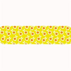 Square Flowers Yellow Large Bar Mats