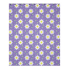 Daisy Dots Violet Shower Curtain 60  X 72  (medium)  by snowwhitegirl