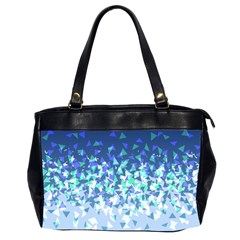 Blue Disintegrate Office Handbags (2 Sides)  by jumpercat