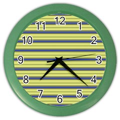 Color Line 3 Color Wall Clocks