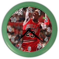 Michael Jordan Color Wall Clocks