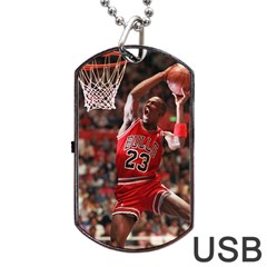 Michael Jordan Dog Tag Usb Flash (one Side)