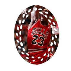 Michael Jordan Ornament (oval Filigree) by LABAS