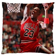Michael Jordan Large Flano Cushion Case (two Sides) by LABAS