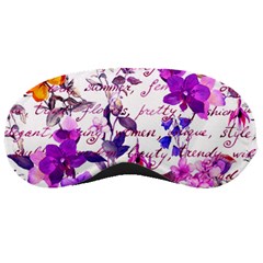 Ultra Violet,shabby Chic,flowers,floral,vintage,typography,beautiful Feminine,girly,pink,purple Sleeping Masks by NouveauDesign