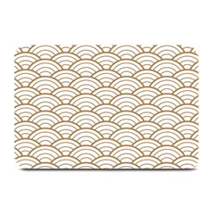 Gold,white,art Deco,vintage,shell Pattern,asian Pattern,elegant,chic,beautiful Plate Mats by NouveauDesign