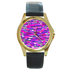 Fast Capsules 6 Round Gold Metal Watch by jumpercat