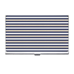 Royal Gold Classic Stripes Business Card Holders by jumpercat