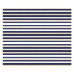 Royal Gold Classic Stripes Double Sided Flano Blanket (small)  by jumpercat