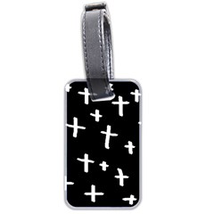 White Cross Luggage Tags (two Sides)