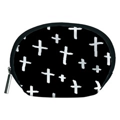 White Cross Accessory Pouches (medium)  by snowwhitegirl