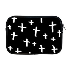 White Cross Apple Macbook Pro 17  Zipper Case by snowwhitegirl