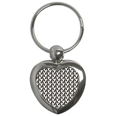 Angry Girl Pattern Key Chains (heart) 