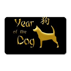 Year Of The Dog - Chinese New Year Magnet (rectangular) by Valentinaart