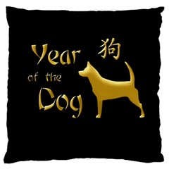 Year Of The Dog - Chinese New Year Standard Flano Cushion Case (two Sides) by Valentinaart