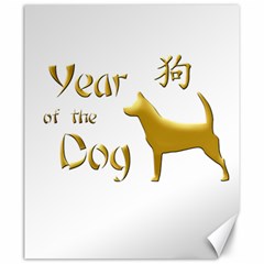 Year Of The Dog - Chinese New Year Canvas 20  X 24   by Valentinaart