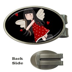 Cupid Girl Money Clips (oval)  by Valentinaart