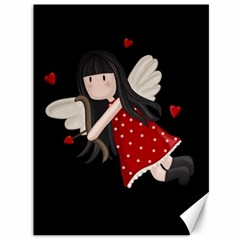 Cupid Girl Canvas 36  X 48   by Valentinaart