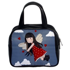 Cupid Girl Classic Handbags (2 Sides) by Valentinaart