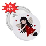 Cupid girl 2.25  Buttons (10 pack)  Front