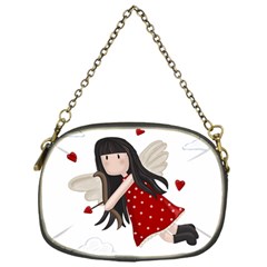 Cupid Girl Chain Purses (one Side)  by Valentinaart