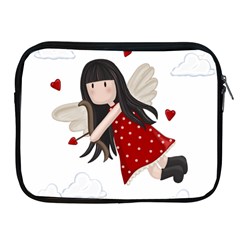 Cupid Girl Apple Ipad 2/3/4 Zipper Cases by Valentinaart