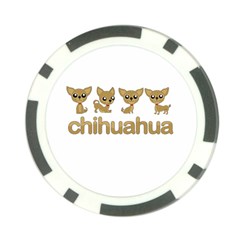 Chihuahua Poker Chip Card Guard (10 Pack) by Valentinaart