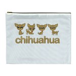 Chihuahua Cosmetic Bag (XL) Front