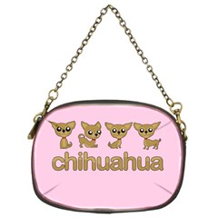 Chihuahua Chain Purses (two Sides)  by Valentinaart