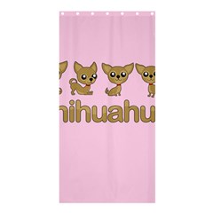 Chihuahua Shower Curtain 36  X 72  (stall)  by Valentinaart