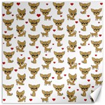 Chihuahua pattern Canvas 20  x 20   19 x19.27  Canvas - 1