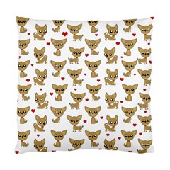 Chihuahua Pattern Standard Cushion Case (one Side) by Valentinaart