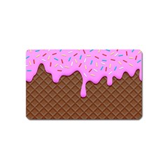 Chocolate And Strawberry Icecream Magnet (name Card) by jumpercat