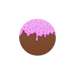 Chocolate And Strawberry Icecream Golf Ball Marker (10 Pack) by jumpercat