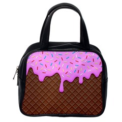 Chocolate And Strawberry Icecream Classic Handbags (one Side) by jumpercat